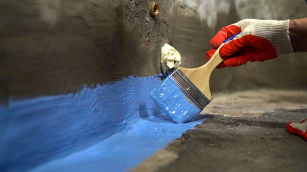 Commercial Foundation Crack Repair project at a New Hampshire, OH business property by SJ Waterproofing Pros